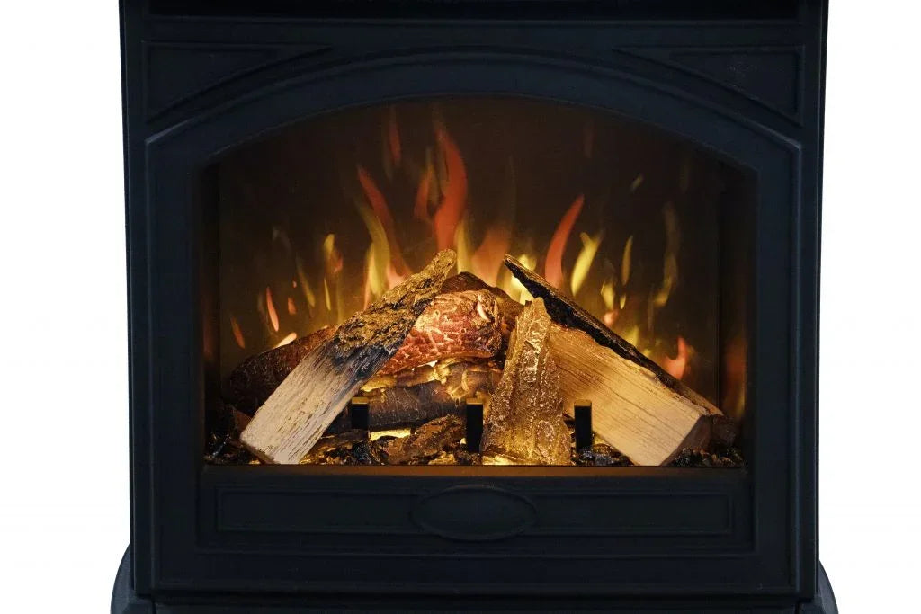 Cast Iron High Output Series E-50HO, E-70HO Freestanding Electric Fireplace