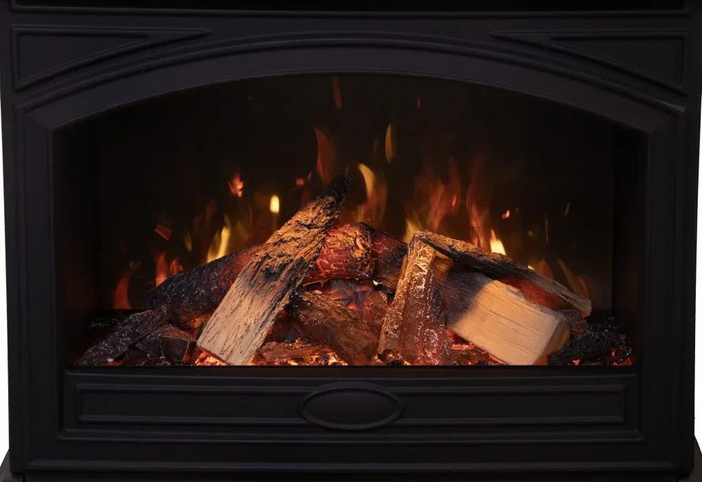 Cast Iron High Output Series E-50HO, E-70HO Freestanding Electric Fireplace