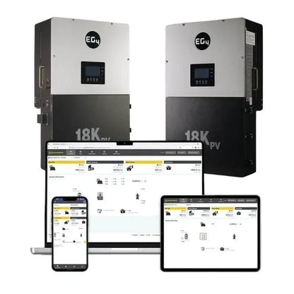 EG4 18K PowerPro ESS 14.3kWh - 28.6kWh Capacity | EG4-18Kpv & EG4-PowerPro WallMount Battery Bundle