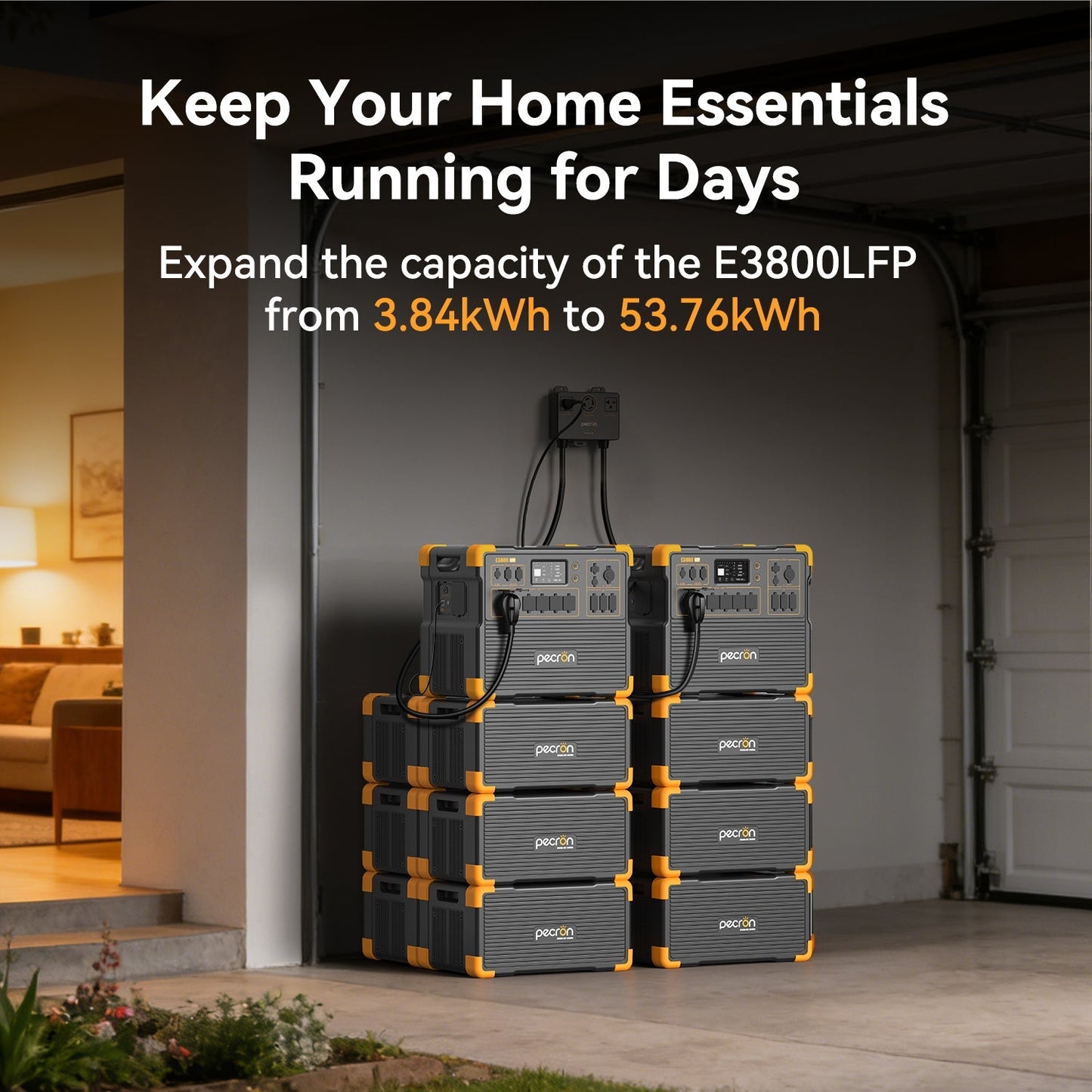 PECRON EP3800-48V Expansion Battery 3840Wh
