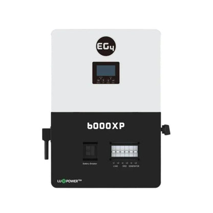 EG4 6K XP Off-Grid Inverter 6,000W Output | 48V 120/240V Split Phase | All-In-One Solar Inverter
