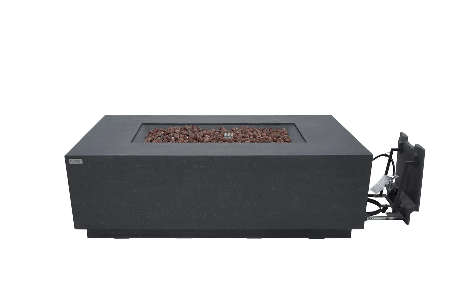 Elementi Andes Fire Table - Dark Gray