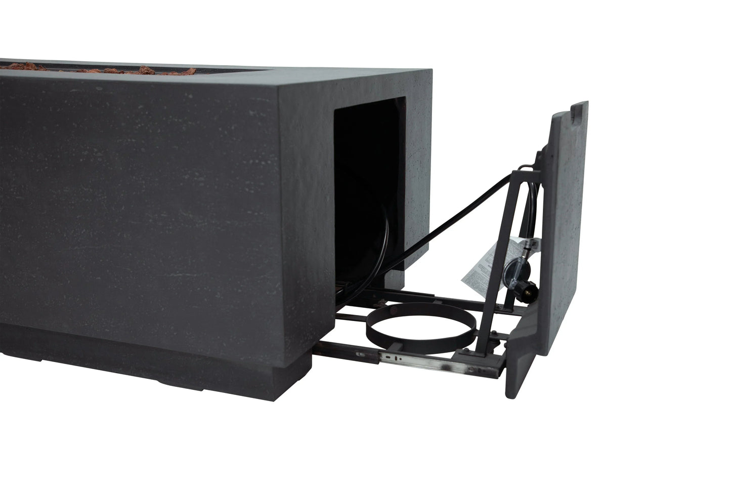 Elementi Andes Fire Table - Dark Gray