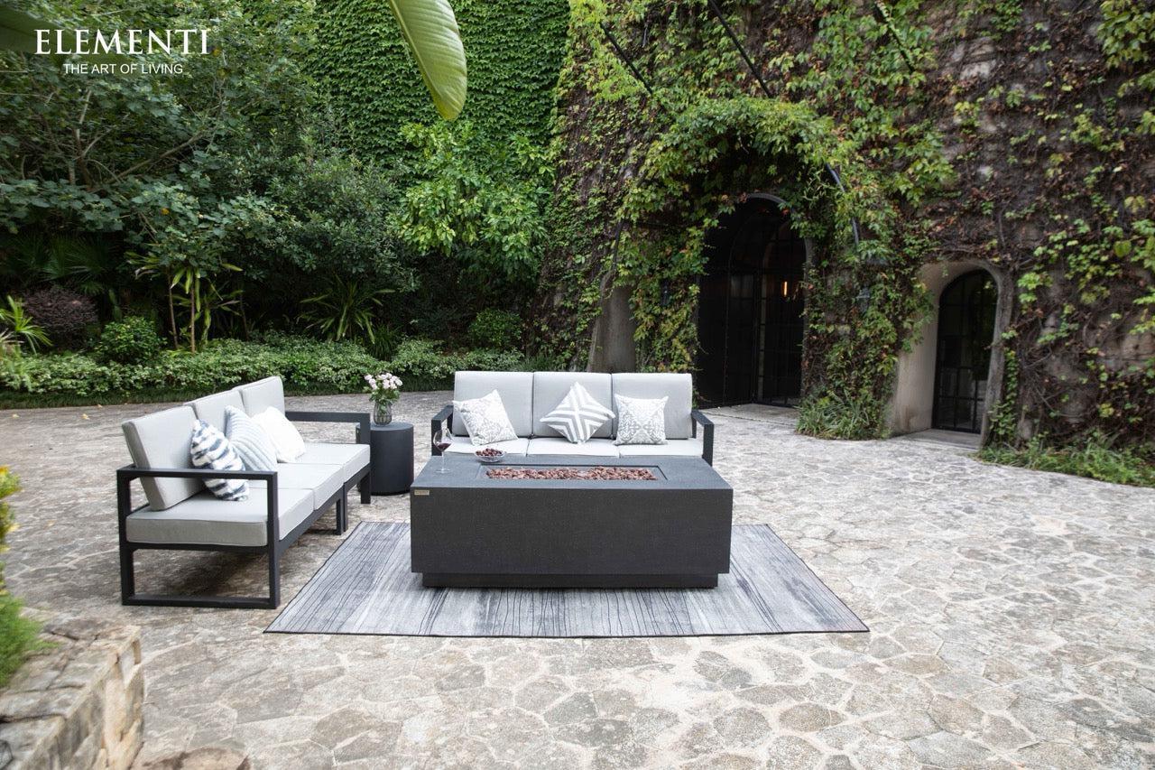 Elementi Andes Fire Table - Dark Gray