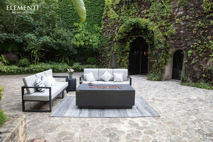Elementi Andes Fire Table - Dark Gray