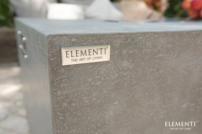 Elementi Andes Fire Table - Light Gray