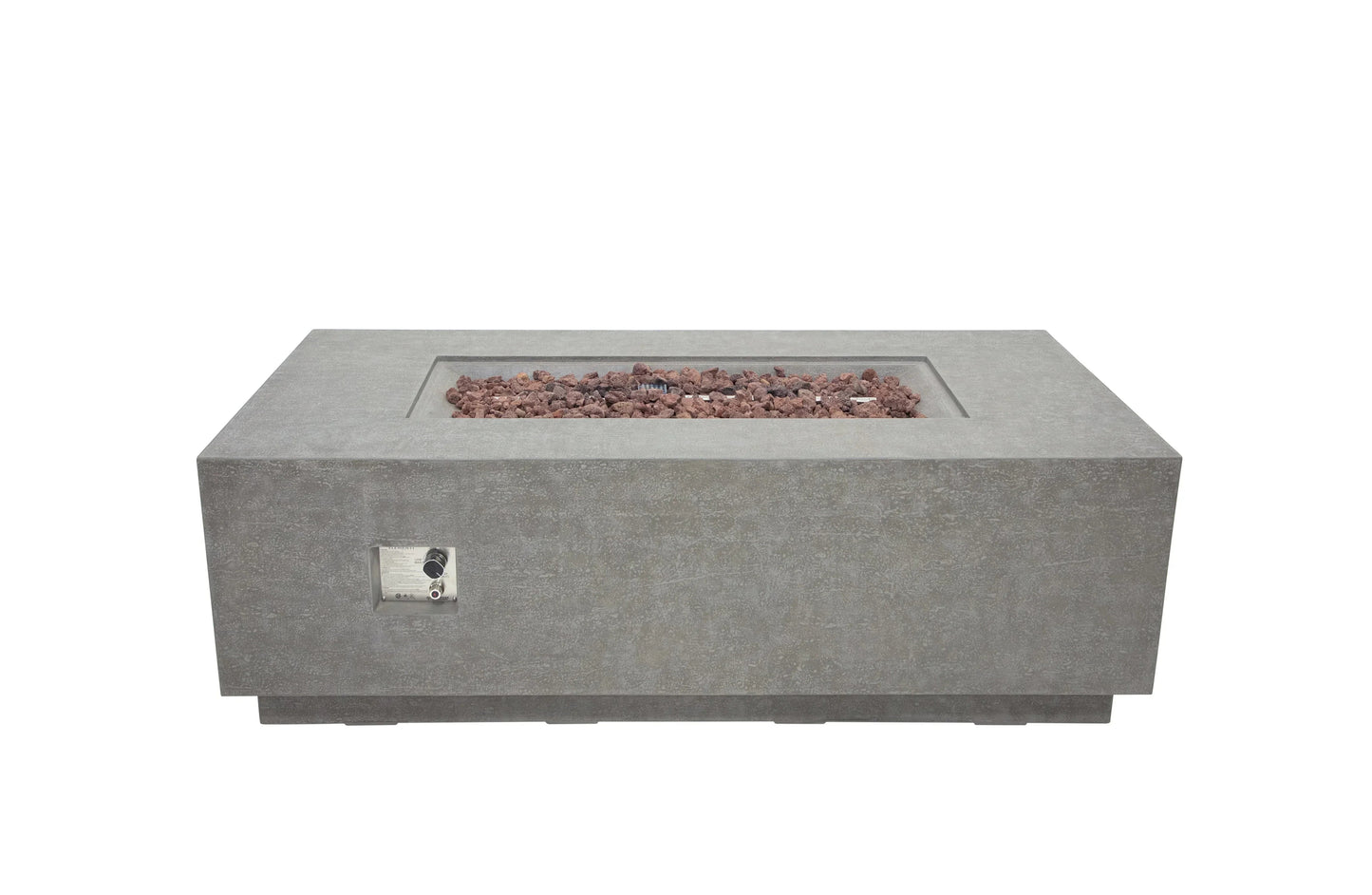 Elementi Andes Fire Table - Light Gray