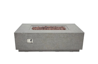 Elementi Andes Fire Table - Light Gray