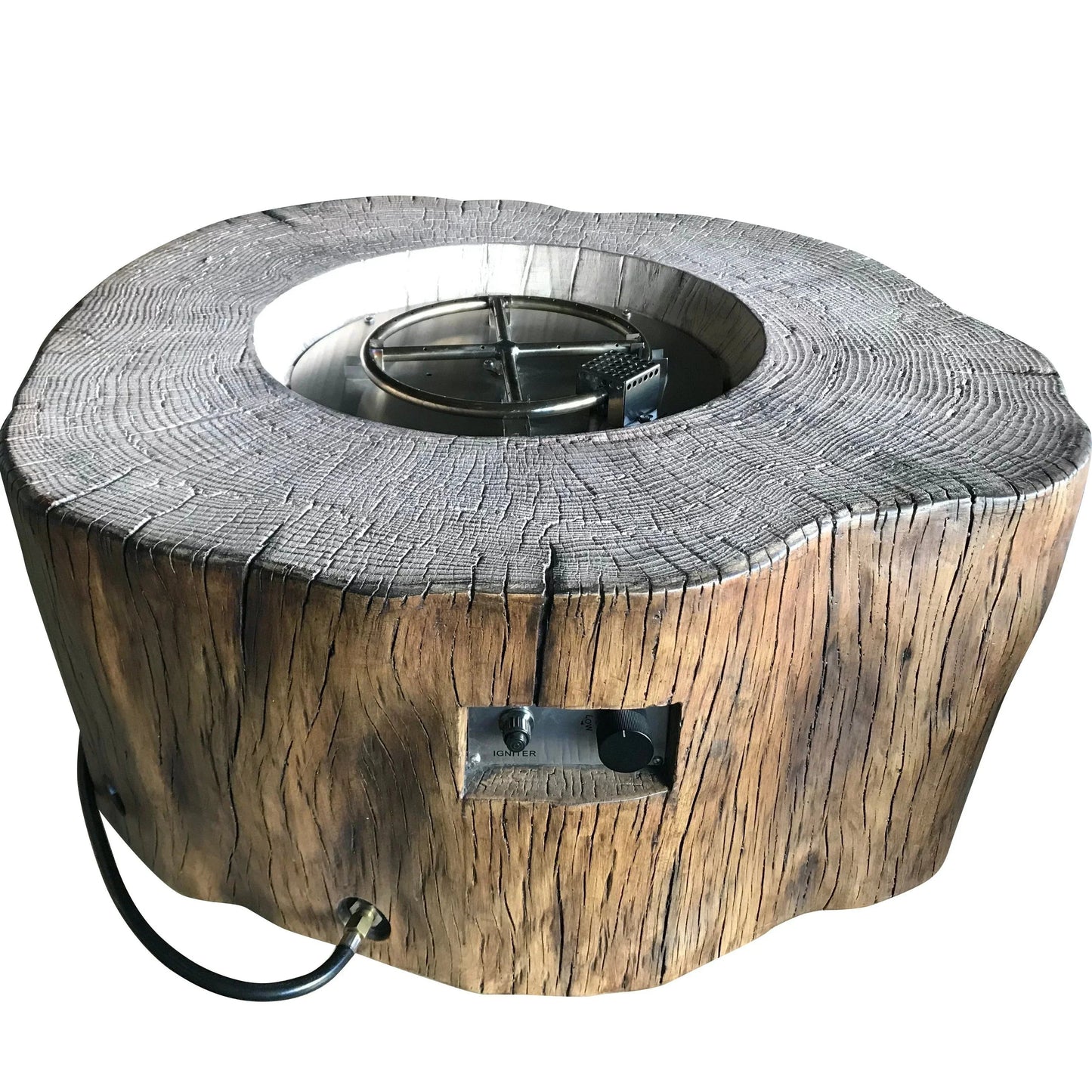Elementi Manchester Fire Pit Table - Red Wood