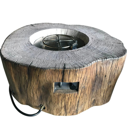 Elementi Manchester Fire Pit Table - Red Wood