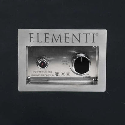 Elementi Plus Sofia Marble Porcelain Fire Table OFP103BB