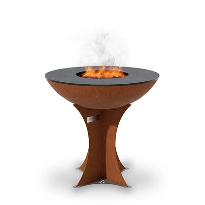 Arteflame Classic 30″ — Euro Base Flat-Top Grill & Fire Bowl (CORTEN Steel)