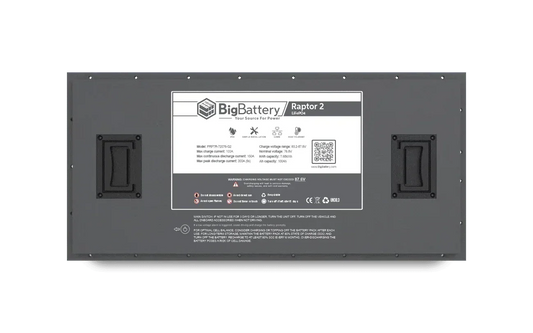 BigBattery 72V RAPTOR 2 LiFePO4 Battery | 7.68kWh | Game-Changing Power for Golf Carts