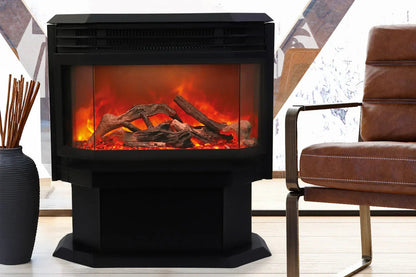Amantii Sierra Flame 26-inch Lumina Freestanding Smart Electric Fireplace