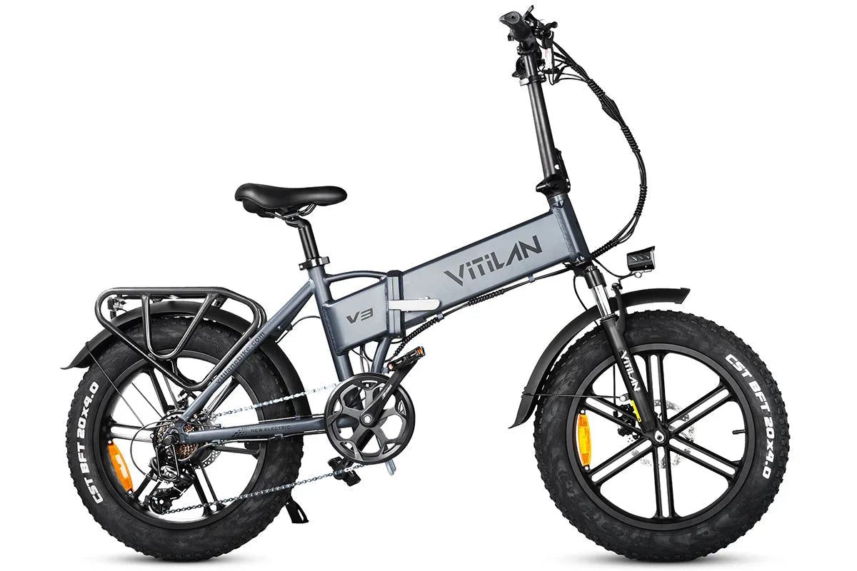 Vitilan V3 2.0 Folding Fat Tires Adult All Terrain Electric Bike
