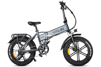 Vitilan V3 2.0 Folding Fat Tires Adult All Terrain Electric Bike