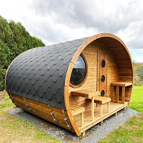 SaunaLife Model G11 Outdoor Sauna | 8 Persons