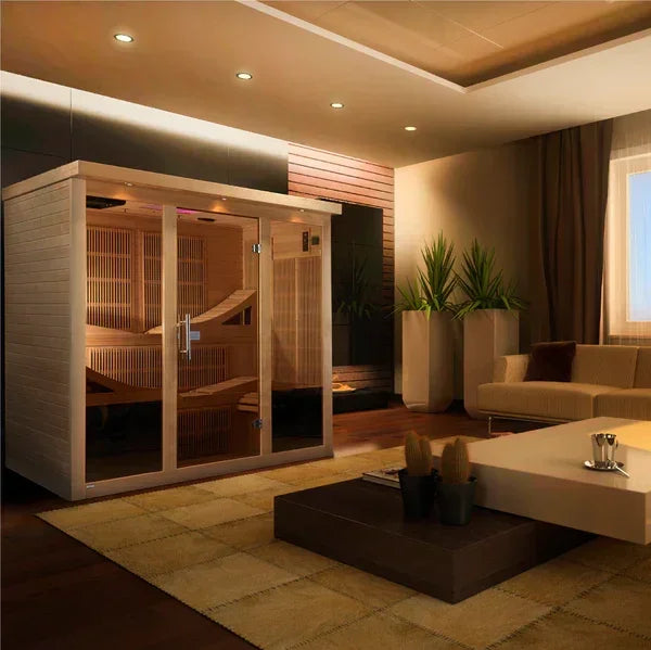 Golden Designs Near Zero EMF Far Infrared Sauna | GDI-6996-01 Elite | 6 Persons
