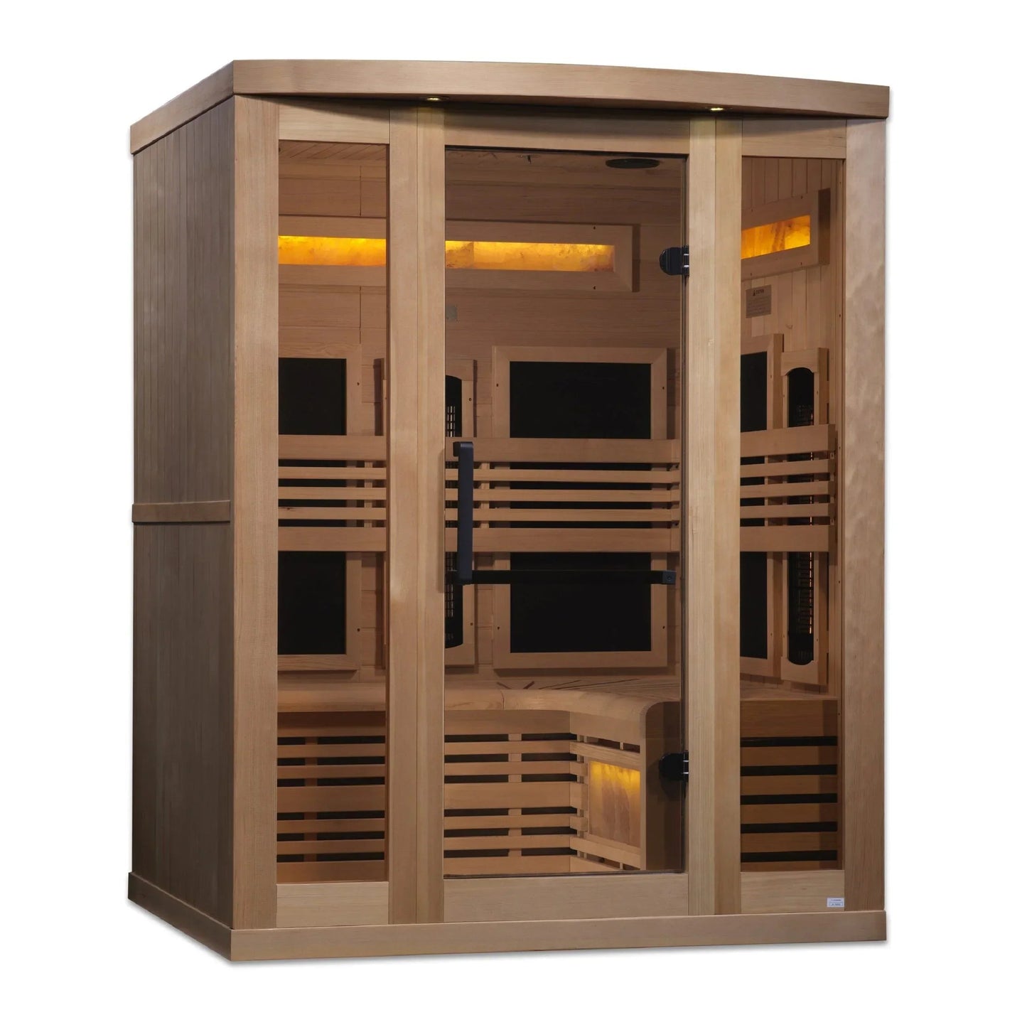 Golden Designs Full Spectrum Infrared Sauna with Himalayan Salt Bar | GDI-8260-01 | 6 Persons