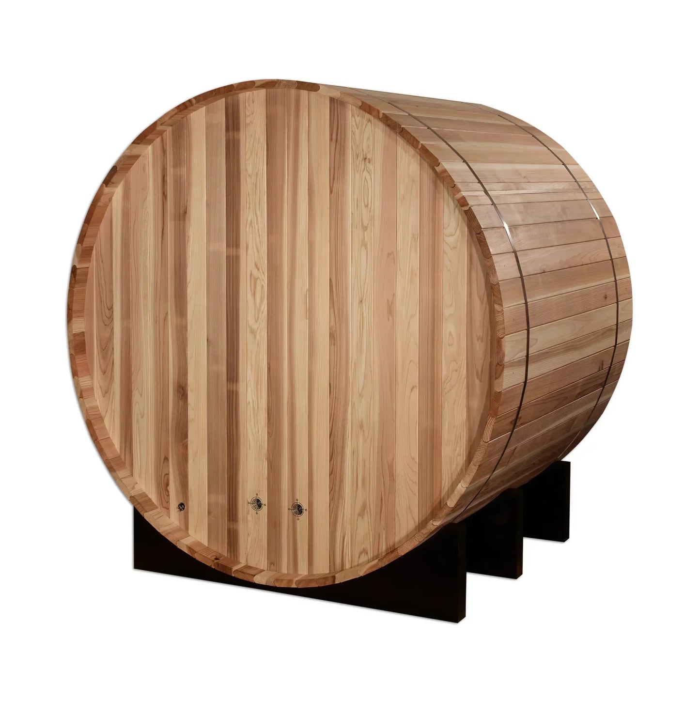 Golden Designs Barrel with Bronze Privacy View – Traditional Sauna – Pacific Cedar | GDI-B024-01 / Zurich | 4 Person