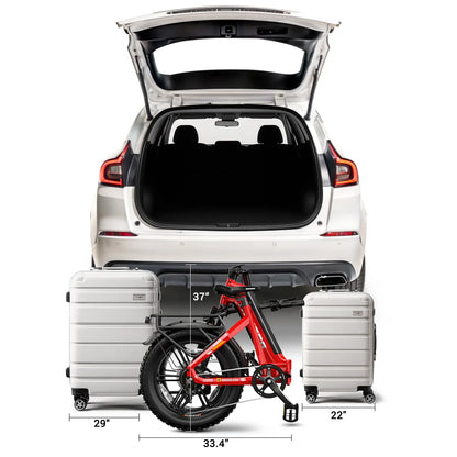 HOVSCO HovBeta 20" Foldable Fat Tire Electric Bike