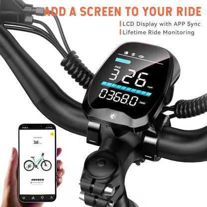 HOVSCO HovCity 27.5" Step-Thru Cruiser Electric Bike For Adults
