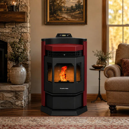 ComfortBilt HP22-N Pellet Stove Burgundy