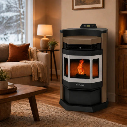 ComfortBilt HP22-N SS Pellet Stove Brown
