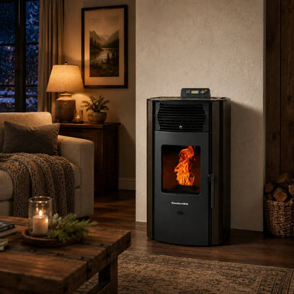 ComfortBilt HP50S Pellet Stove - Dark Brown