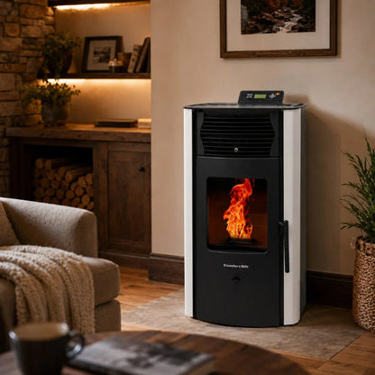 ComfortBilt HP50S Pellet Stove - Arctic White