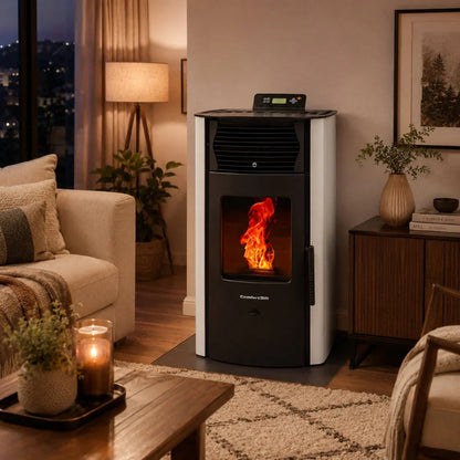 ComfortBilt HP50S Pellet Stove - Arctic White