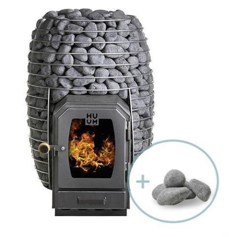 HUUM HIVE Wood 17ST Pkg, 17kW Sauna Heater Package