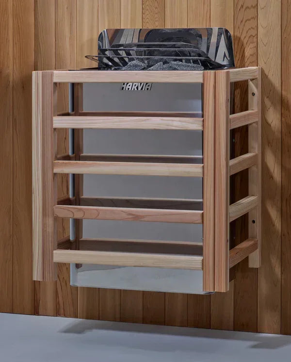 Golden Designs Kaskinen Outdoor Hybrid Sauna – Canadian Red Cedar Interior | GDI-8526-01 Kaskinen | 6 Person