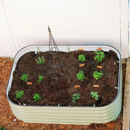 Bootstrap Farmer 17" Metal Modular Raised Garden Bed Kit | 6 in 1 "No Tools Needed"