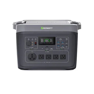 Growatt INFINITY 2000 PRO Portable Power Station | 2048Wh 51.2V | 2400W Output 40Ah | LFP