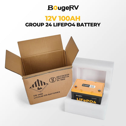 BougeRV 12V 200 Watt Flexible Solar System Kit