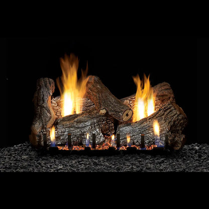 American Hearth Empire Sassafras Refractory Ventless Gas Log Set