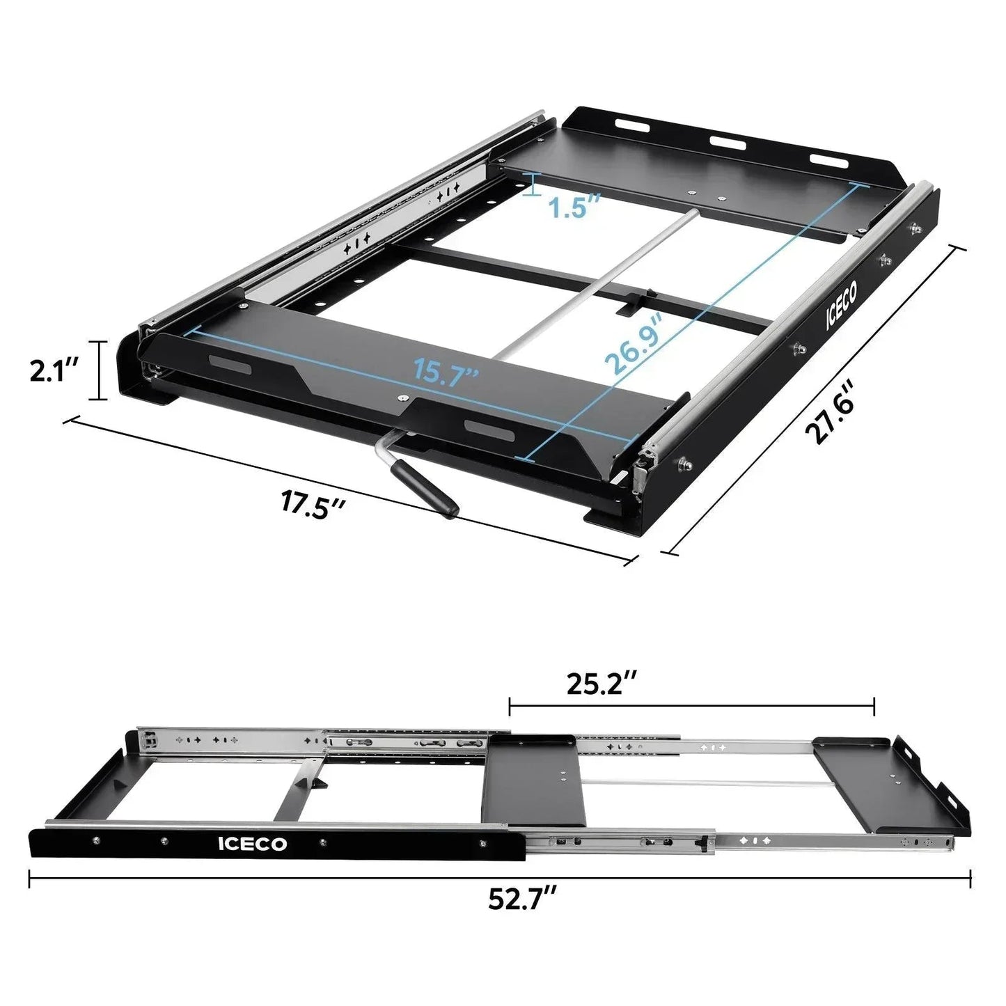 ICECO JPPro/VL45/VL35Pro/VL45Pro Single Zone Slide Mount