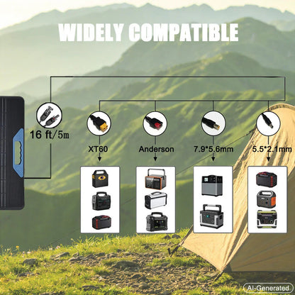 Lensun 200W 12V Waterproof Foldable Solar Panel