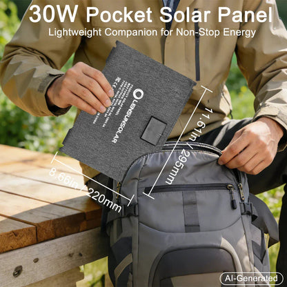 Lensun 30W Waterproof Solar Charger