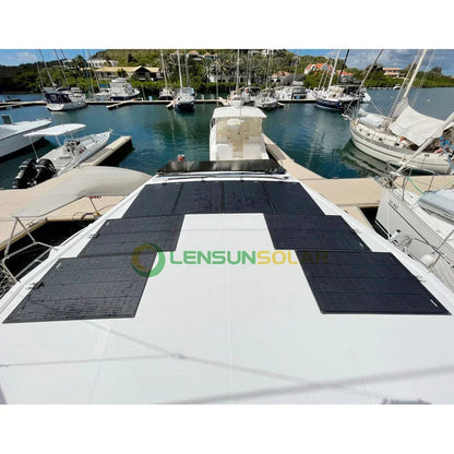 Lensun 150W 12V Black Flexible Solar Panel