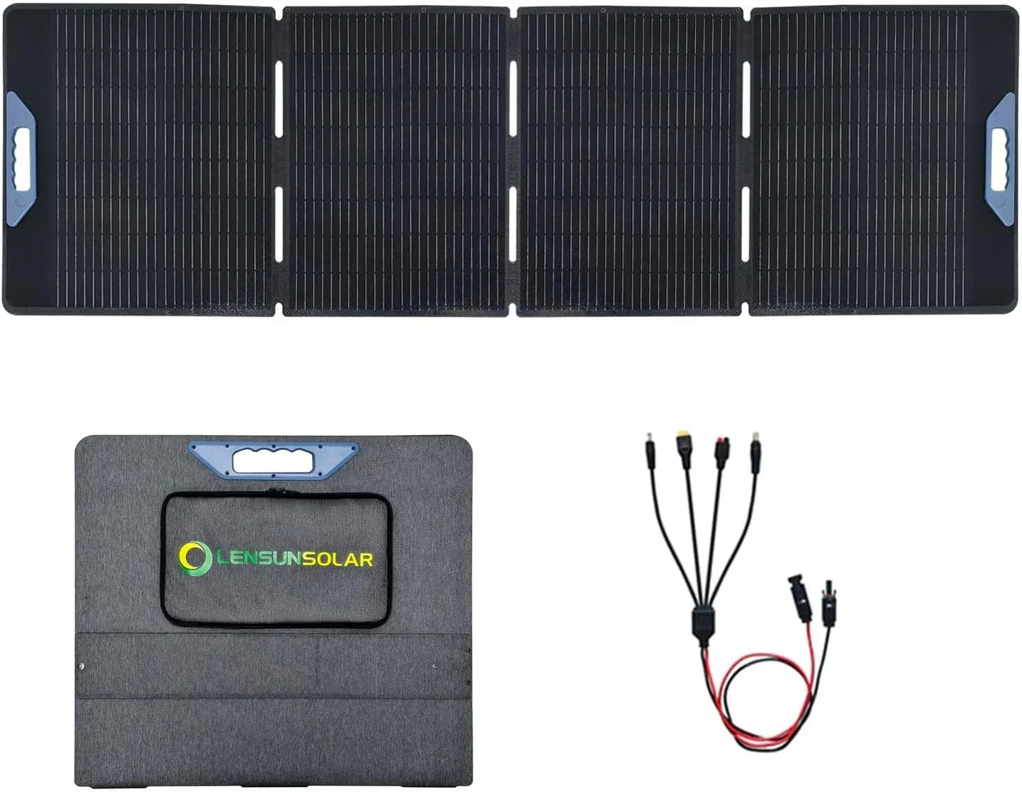 Lensun 200W 12V Waterproof Foldable Solar Panel