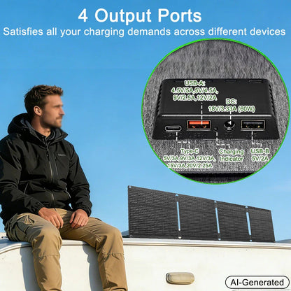 Lensunsolar 60W Waterproof Foldable Solar Panel