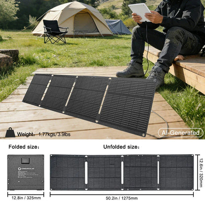 Lensunsolar 60W Waterproof Foldable Solar Panel