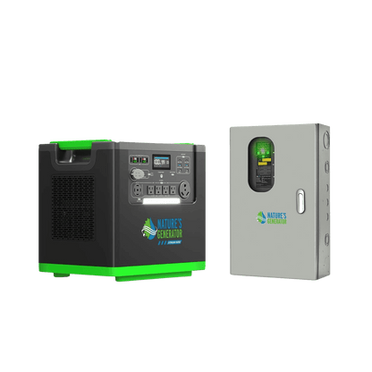 Nature's Generator Lithium 6000 and Transfer Switch