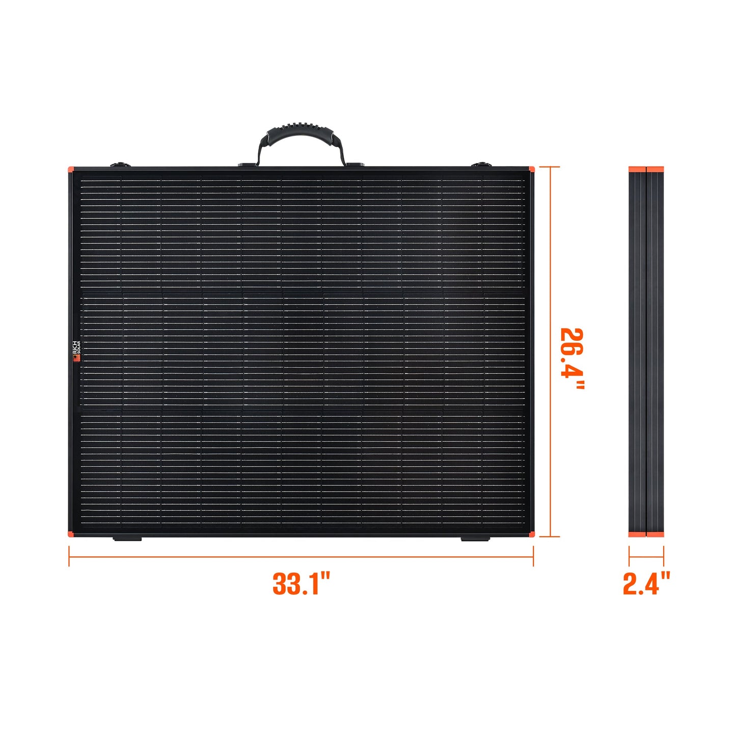 Rich Solar MEGA 200 Watt Portable Solar Panel | Powerful 12V Portable Solar Panel for Generators, Power Stations, Campers