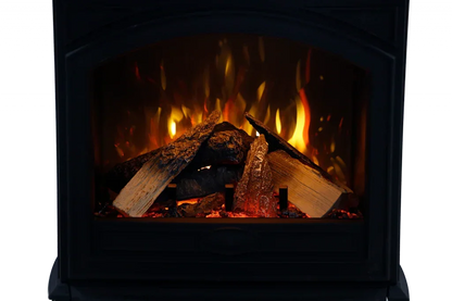 Cast Iron High Output Series E-50HO, E-70HO Freestanding Electric Fireplace