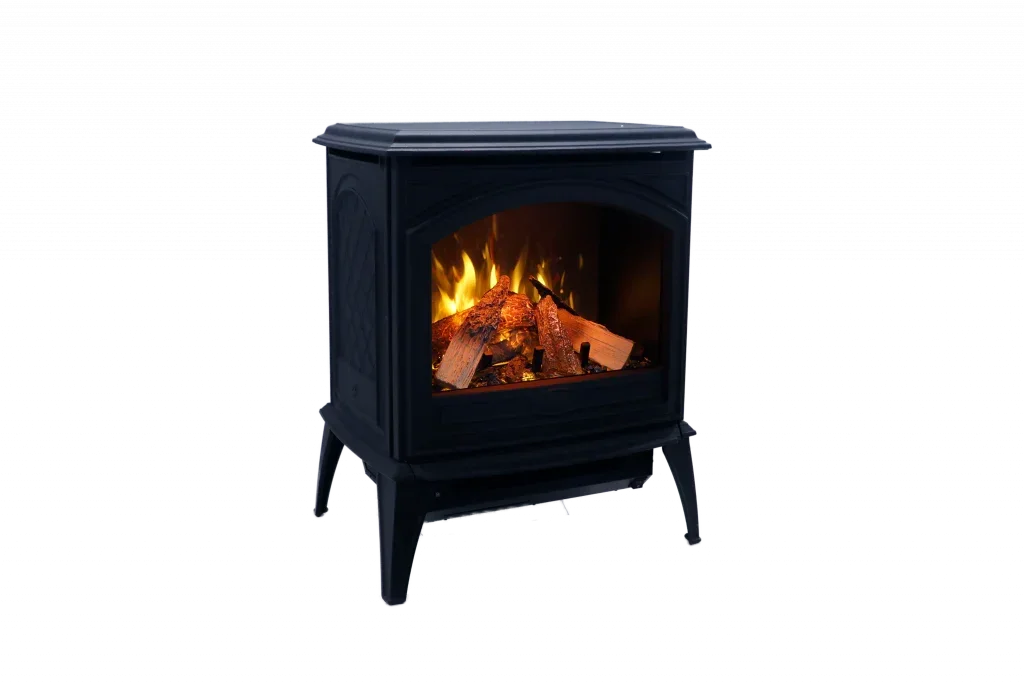 Cast Iron High Output Series E-50HO, E-70HO Freestanding Electric Fireplace