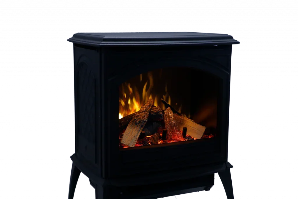 Cast Iron High Output Series E-50HO, E-70HO Freestanding Electric Fireplace