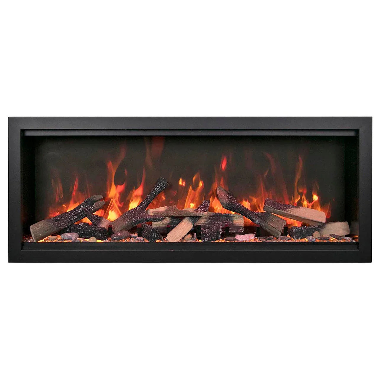 Amantii Symmetry Bespoke 60 Inch Extra Tall Indoor/Outdoor Electric Fireplace